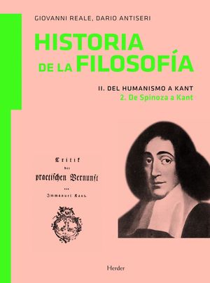 HISTORIA DE LA FILOSOFIA II.2 DEL HUMANISMO A KANT/DE SPINOZA KAN