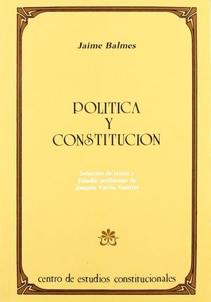 POLÍTICA Y CONSTITUCIÓN