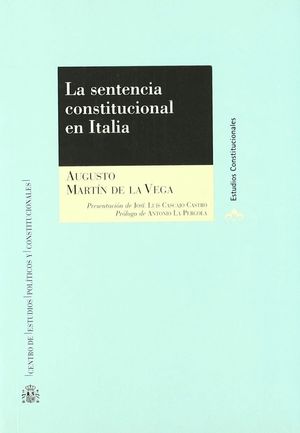 LA SENTENCIA CONSTITUCIONAL EN ITALIA.