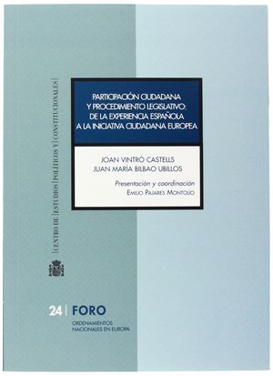 PARTICIPACIÓN CIUDADANA Y PROCEDIMIENTO LEGISLATIVO