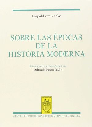 SOBRE LAS EPOCAS DE LA HISTORIA MODERNA