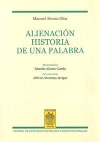 ALIENACIÓN. HISTORIA DE UNA PALABRA