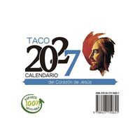 TACO CALENDARIO CORAZON DE JESUS 2027 NOTAS CON SOPORTE