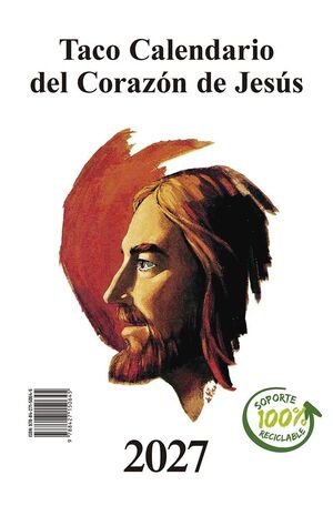 TACO CALENDARIO CORAZON DE JESUS 2027 GIGANTE