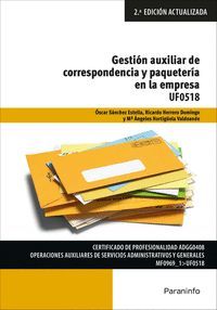 GESTIÓN AUXILIAR DE LA CORRESPONDENCIA Y PAQUETERÍA EN LA EMPRESA