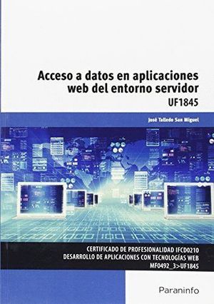 ACCESO A DATOS EN APLICACIONES WEB DEL ENTORNO SERVIDOR