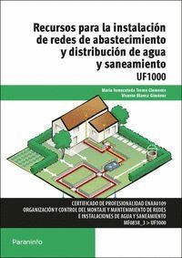 RECURSOS PARA LA INSTALACION REDES ABASTECIMIENTOS DISTRIBUCION