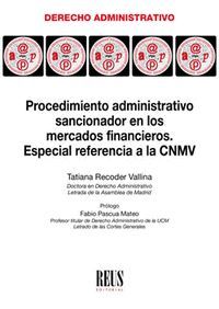 PROCEDIMIENTO ADMINISTRATIVO SANCIONADOR EN LOS MERCADOS FINANCIEROS