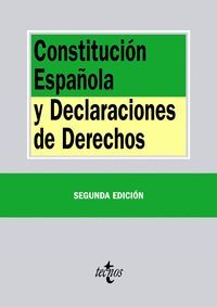 CONSTITUCION ESPAÑOLA Y DECLARACIONES DE DERECHOS