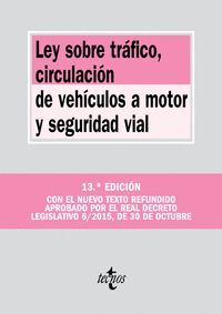 LEY SOBRE TRAFICO CIRCULACION DE VEHICULOS A MOTOR Y SEGURIDAD