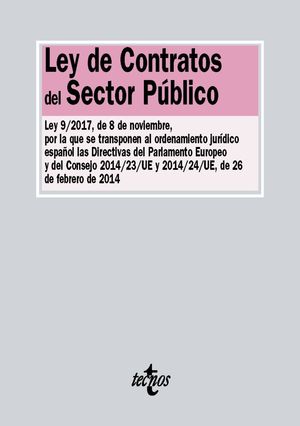 LEY DE CONTRATOS DEL SECTOR PÚBLICO