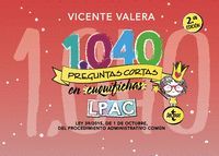 1040 PREGUNTAS CORTAS EN CUQUIFICHAS LPAC 2ªED.