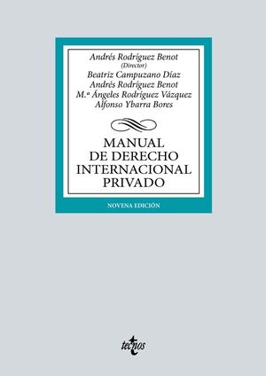 MANUAL DE DERECHO INTERNACIONAL PRIVADO (2022 9ª EDC.)