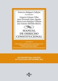 MANUAL DE DERECHO CONSTITUCIONAL II 17ª EDIC.