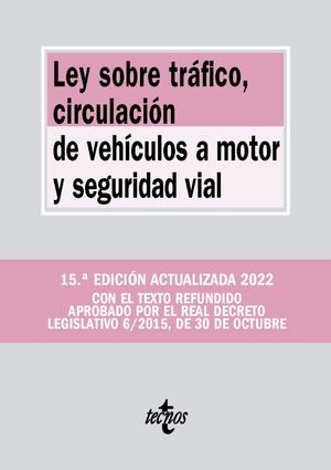 LEY SOBRE TRÁFICO, CIRCULACIÓN DE VEHÍCULOS A MOTOR Y SEGURIDAD V