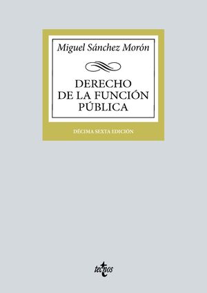 DERECHO DE LA FUNCIÓN PÚBLICA 16º EDIC.