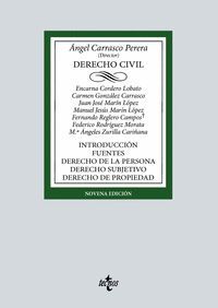 DERECHO CIVIL (9º ED.2023) INTRODUCCION, FUENTES, DERECHO PERSONA, DERECHO SUBJETIVO, DERECHO PROPIEDAD