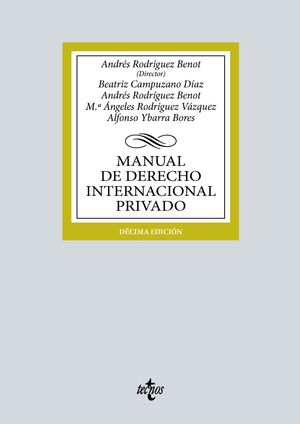 MANUAL DERECHO INTERNACIONAL PRIVADO (10º ED. 2023)