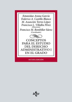 CONCEPTOS PARA ESTUDIO DERECHO ADMINISTRATIVO I GRADO (8ªED. 2023)