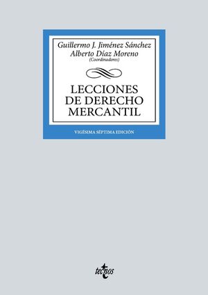 LECCIONES DE DERECHO MERCANTIL (2024) 27ªED.