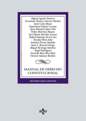 MANUAL DE DERECHO CONSTITUCIONAL (2024) 14ªED.