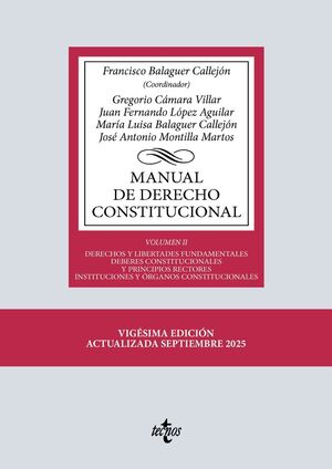 MANUAL DE DERECHO CONSTITUCIONAL VOL.II (2025)