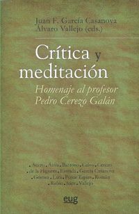 CRÍTICA Y MEDITACIÓN