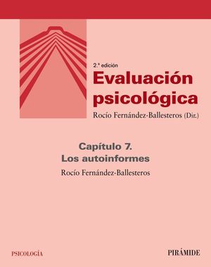 EVALUACIÓN PSICOLÓGICA (CAPÍTULO 7)