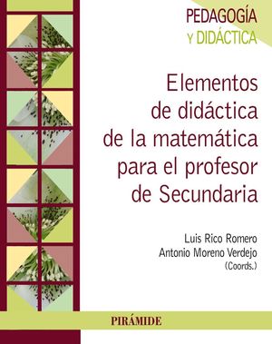 ELEMENTOS DE DIDACTICA DE LA MATEMATICA PARA EL PROFESOR DE SECUNDARIA