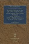 COMENTARIOS A LA LEY DE RÉGIMEN JURÍDICO DE LAS ADMINISTRACIONES PÚBLICAS Y PROC