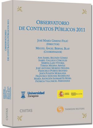 OBSERVATORIO DE CONTRATOS PÚBLICOS 2011