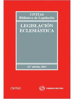 LEGISLACION ECLESIASTICA 2013