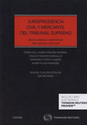 JURISPRUDENCIA CIVIL Y MERCANTIL DEL TRIBUNAL SUPREMO