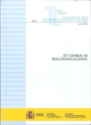 LEY GENERAL DE TELECOMUNICACIONES 2022