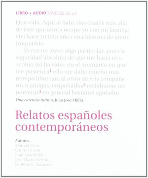 RELATOS ESPAÑOLES CONTEMPORÁNEOS