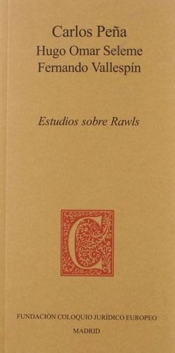 ESTUDIOS SOBRE RAWLS