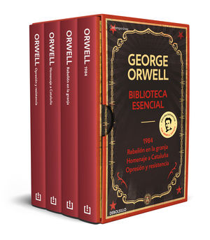BIBLIOTECA ESENCIAL GEORGE ORWELL (1984  REBELIÓN EN LA GRANJA 