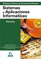 CUERPO DE PROFESORES TÉCNICOS DE FORMACIÓN PROFESIONAL. SISTEMAS Y APLICACIONES