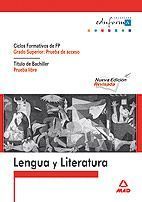 LENGUA Y LITERATURA CICLOS FORMATIVOS FP GRADO SUPERIOR ACCESO