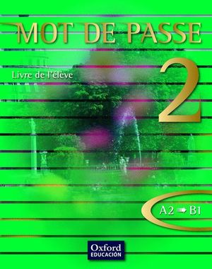 MOT DE PASSE 2 LIVRE ELEVE