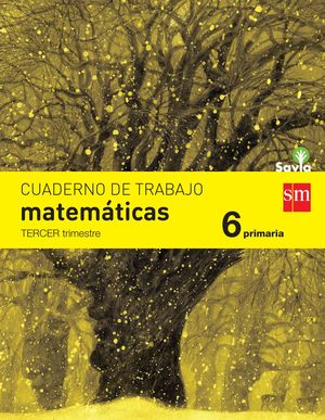 CUADERNO DE MATEMATICAS. 6ºEP. 3ºTRIM. SAVIA 2015