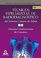 TÉCNICOS ESPECIALISTAS DE RADIODIAGNÓSTICO DEL SERVICIO CANARIO DE SALUD/HOSPITA