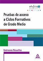 EXÁMENES RESUELTOS DE PRUEBAS DE ACCESO A CICLOS FORMATIVOS DE GRADO MEDIO. ANDA