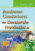 BOMBEROS-CONDUCTORES CONSORCIO PROVINCIAL DE BOMBEROS DE MÁLAGA