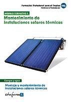 MANTENIMIENTO DE INSTALACIONES SOLARES TÉRMICAS