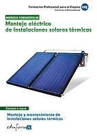 MONTAJE ELÉCTRICO DE INSTALACIONES SOLARES TÉRMICAS