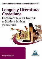 CUERPO DE PROFESORES DE ENSEÑANZA SECUNDARIA, LENGUA CASTELLANA Y LITERATURA, EL