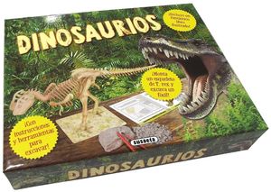 DINOSAURIOS (MALETIN). MAQUETAS + LAMINAS + LIBRO. SUSAETA. 9788467748741  Babel Libros
