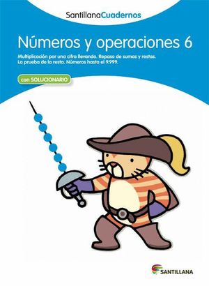 NUMEROS Y OPERACIONES 6 CON SOLUCIONES 2012