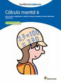 CALCULO MENTAL 6 CON SOLUCIONES 2012